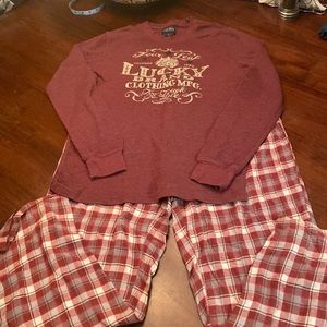 Men’s lucky brand pajama set